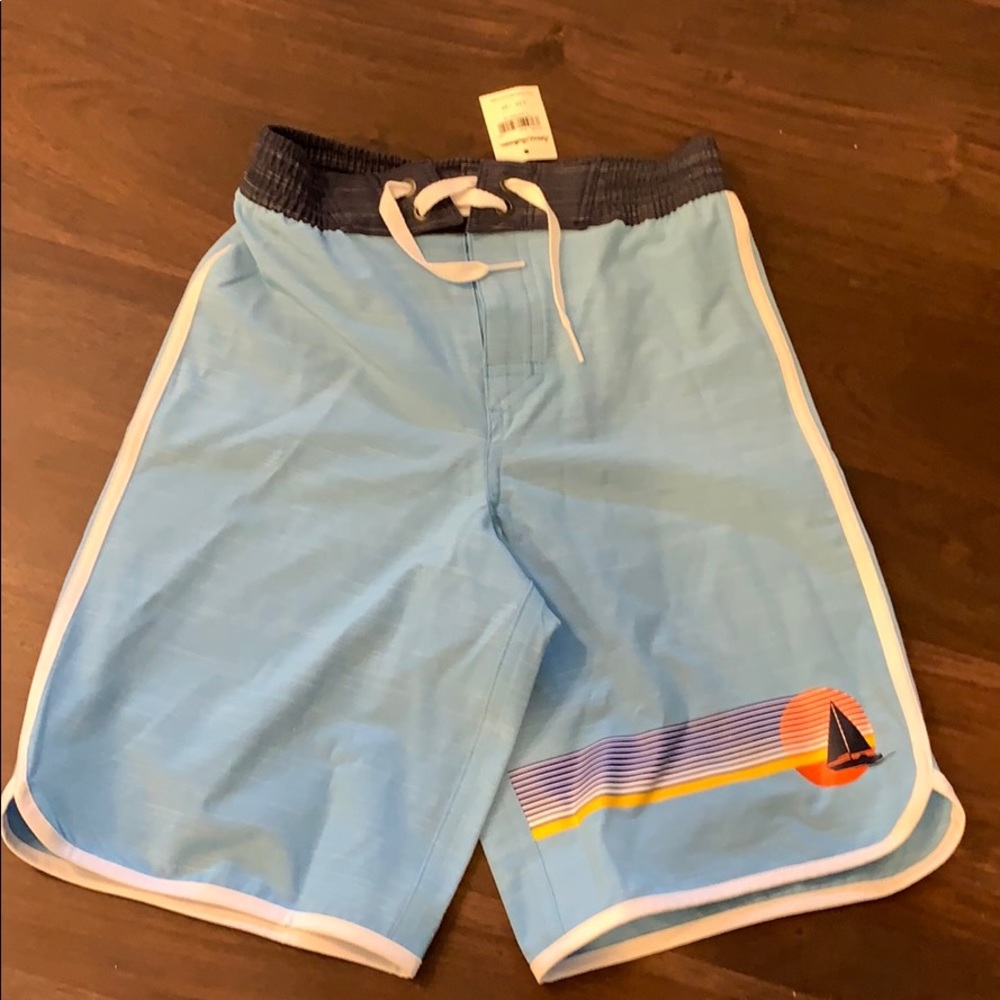 New!  Hanna Anderson board shorts, size 6-7 swim